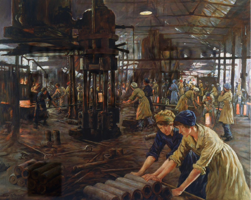 Stanhope Forbes, The Munitions Girls (Inglaterra, 1918)